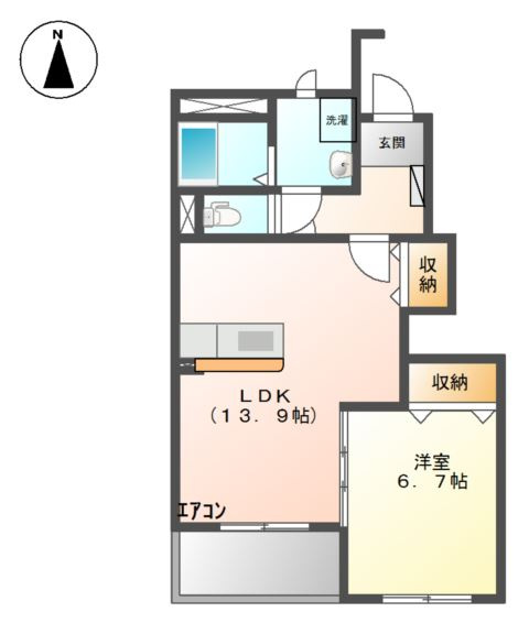スプリング　ライトの間取り