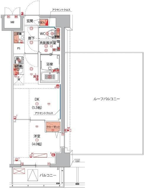 ハーモニーレジデンス東京大島ザ・ガーデンの間取り