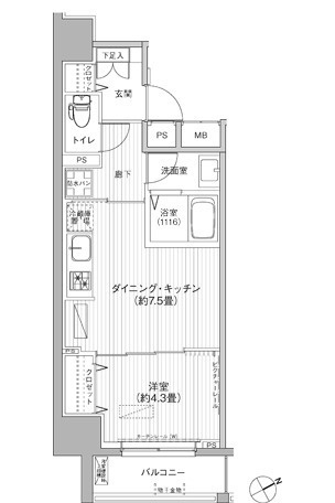 【間取り】 | ワイズ柳橋