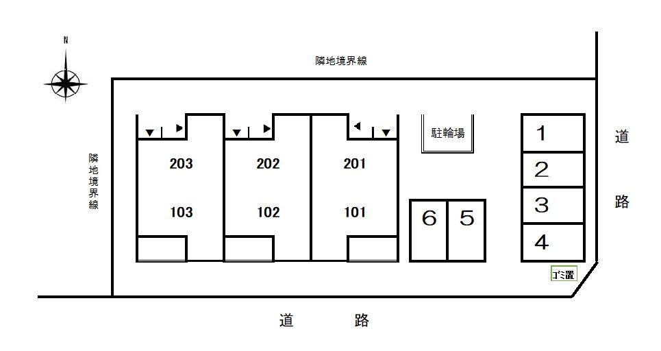 スィンスィアリー　Ⅱの区画図
