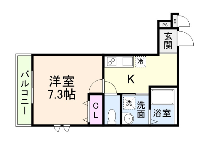 【間取り】 | フジパレス三国ヶ丘Ⅰ番館