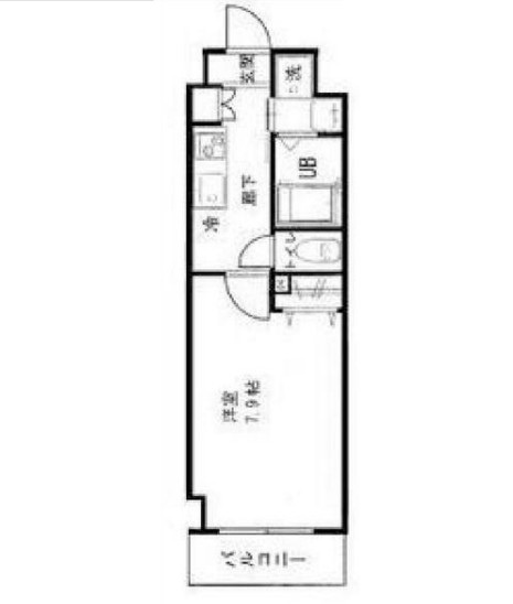 三郷市中央１丁目の賃貸マンションの間取り