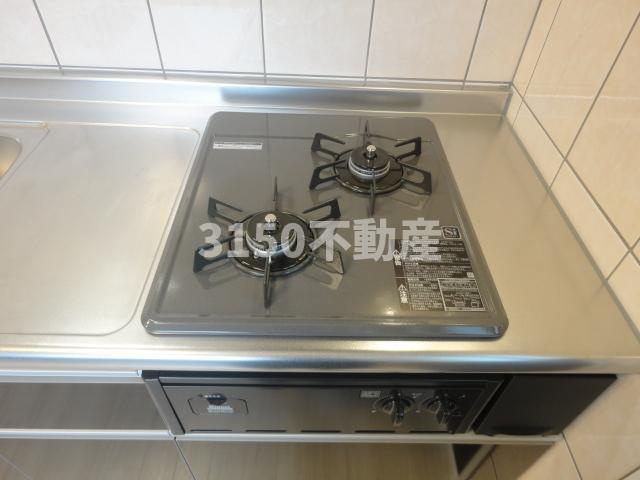 グレーシア　PiPoのキッチン|2口コンロ