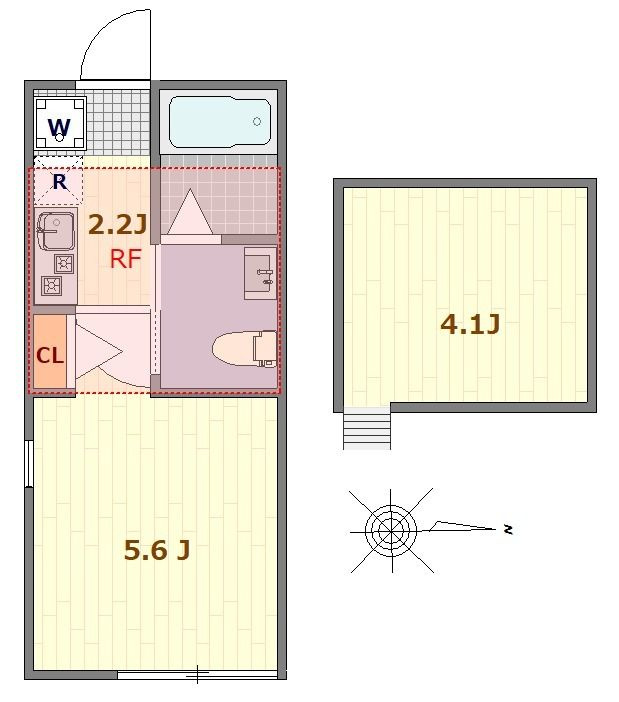 MADINA MAISON富岡の間取り