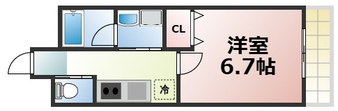 【間取り】 | Lasperanza Morinomiya　仲介手数料無料