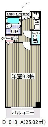 グランピーノ妙典(D-013)の間取り