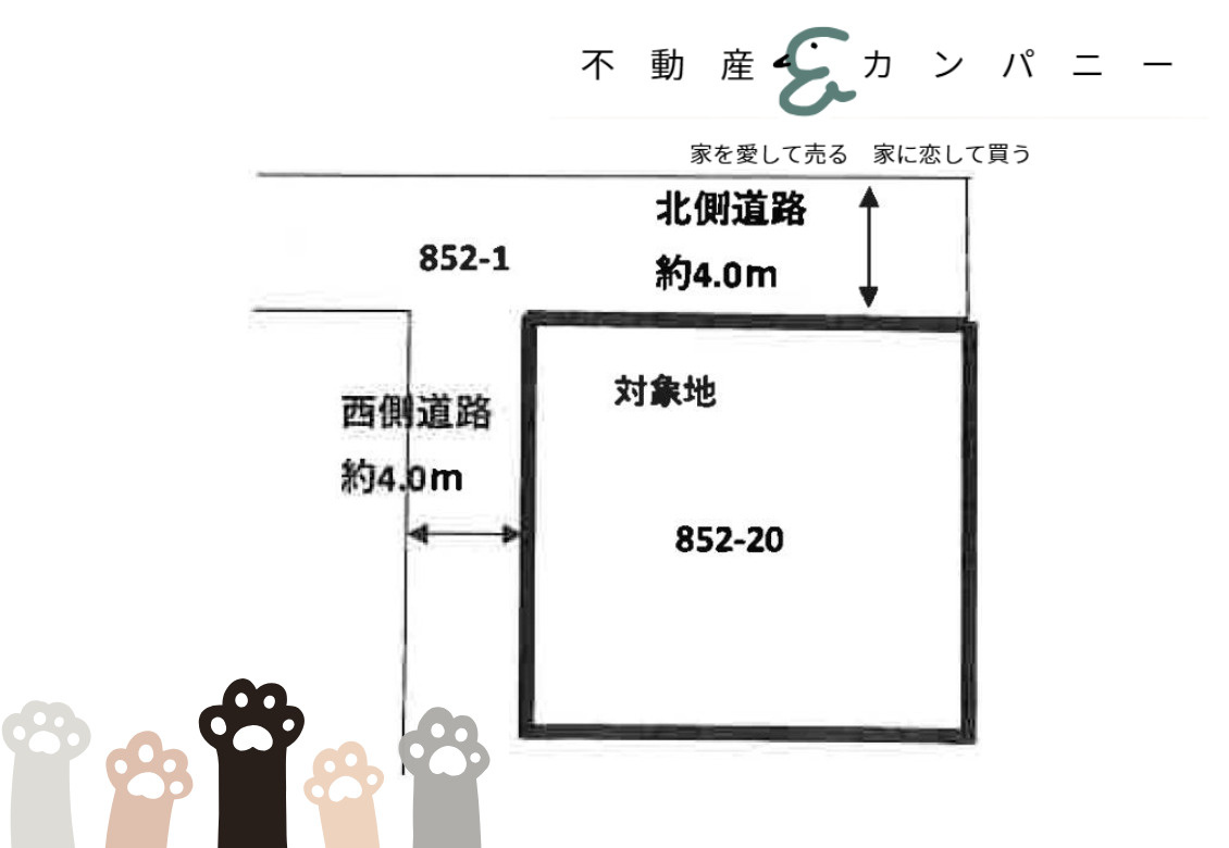 松前町北河原の中古戸建　伊予郡松前町大字北川原中古戸建の土地図