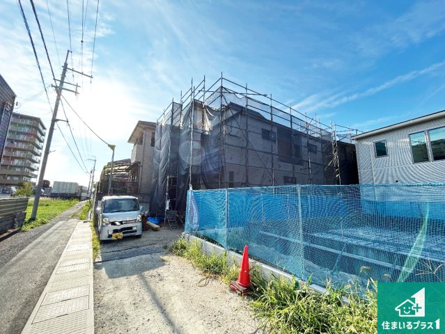 ●天理市平等坊町　新築一戸建ての外観|現在建築中！落ち着いた街並みで新生活を始めることが出来そう！周辺の物件も併せてご紹介させて頂きます！