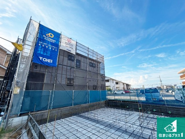 ●天理市平等坊町　新築一戸建ての外観|現在建築中！落ち着いた街並みで新生活を始めることが出来そう！周辺の物件も併せてご紹介させて頂きます！