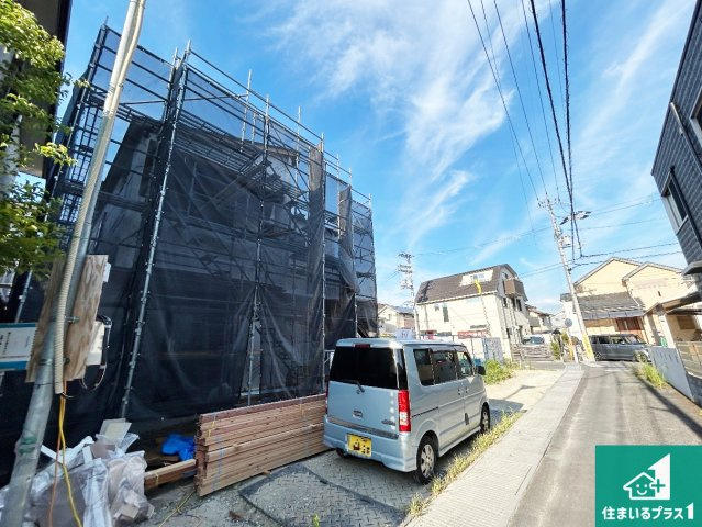 ●天理市平等坊町　新築一戸建ての外観|現在建築中！落ち着いた街並みで新生活を始めることが出来そう！周辺の物件も併せてご紹介させて頂きます！