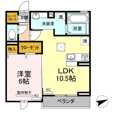 クリア南砂の間取り