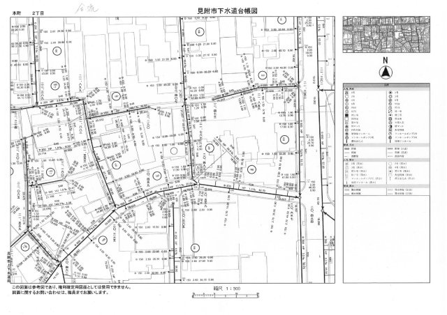 見附市本町2丁目　中古戸建（未登記）の地図