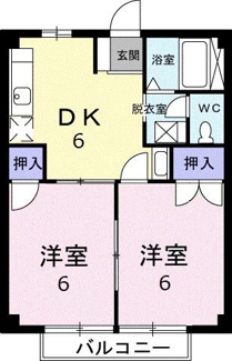【間取り】 | 別井ハイツＣ