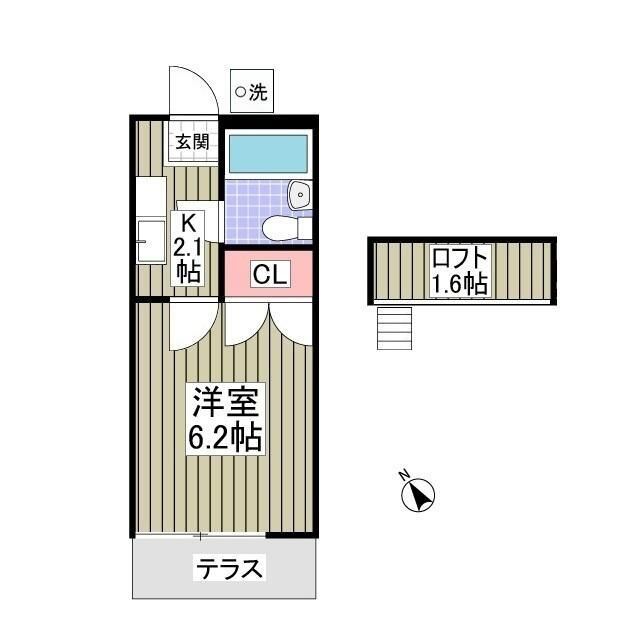 クラスカ上尾の間取り