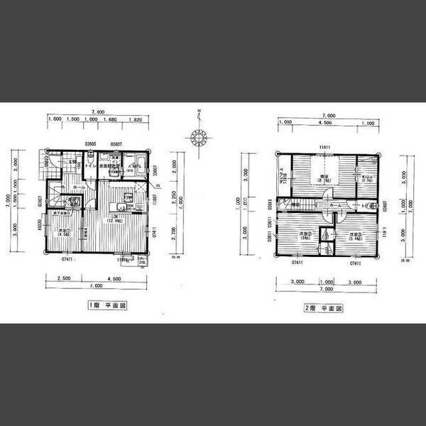 横山東茜屋ハウスの間取り