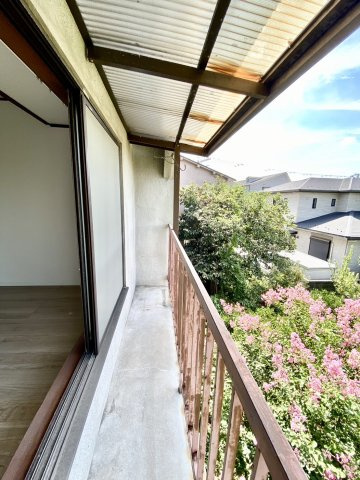 若竹町１丁目テラスハウスのバルコニー