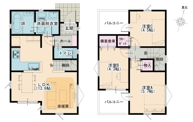 【横浜市旭区川井本町21-19新築戸建て】★仲介手数料無料★（川井小学校・都岡中学校）
