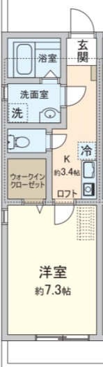 ザ・ファルティ十日市場の間取り