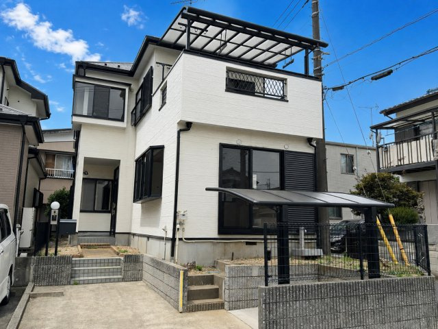 越谷市七左町中古戸建◆北東角地◆リフォーム済みの外観
