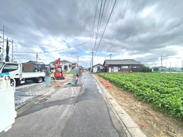 ハートフルタウン　丹羽郡扶桑町南山名　全2区画分譲の前面道路含む現地写真|「現地（2026年10月14日）撮影」　
■前面道路　
■ヤマダ不動産　株式会社リライフ
