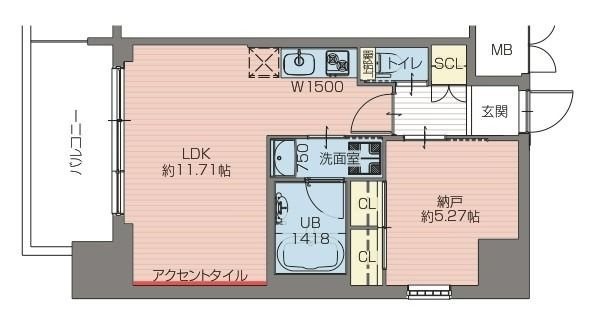 プレジオ難波の間取り