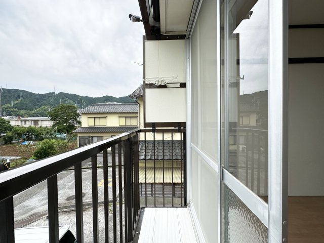長崎ハイツのバルコニー