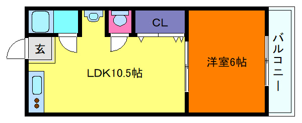 ハイツローレルの間取り