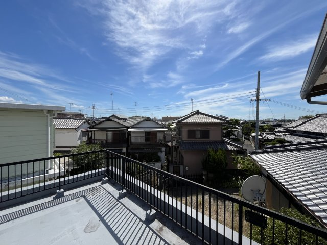 貝塚市王子　古家付き土地の展望
