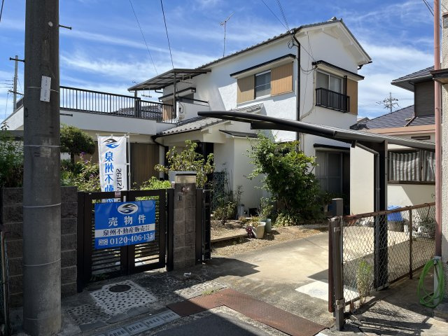 貝塚市王子　古家付き土地の外観