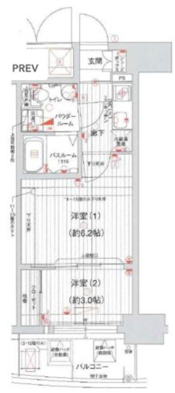 【間取り】 | ラシュレエグゼ本町