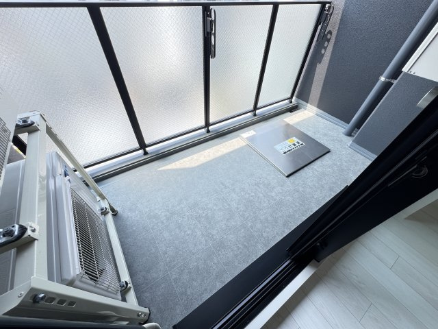 ルフォンプログレ新町のバルコニー
