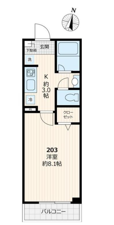 セゾンドミールの間取り