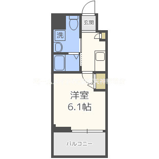 LiveCasa上新庄の間取り