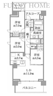 【間取り】 | プラウド駒場