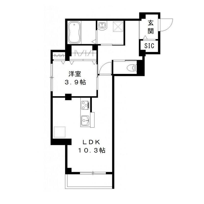 シーポート森傳の間取り