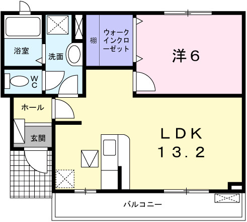 エレガントリヴの間取り