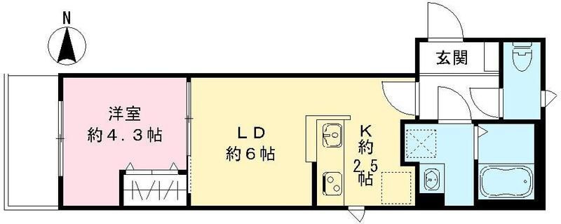 Ａｏａｋｕａ（アオアクア）の間取り