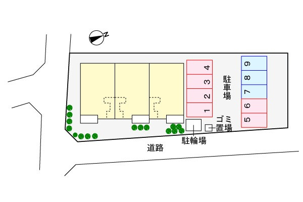 エスタシオンⅢの区画図