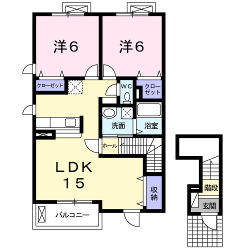 エスタシオンⅢの間取り|間取図
