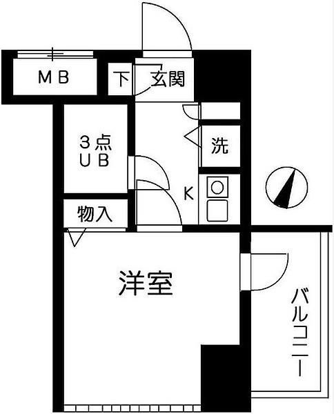 マリオン横浜ハーバーライトの間取り