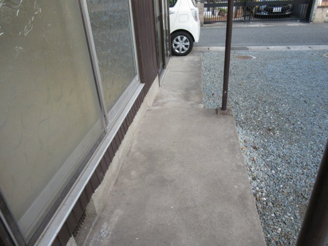 高町平屋のバルコニー