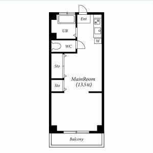 【間取り】 | 山惣マンション | 間取りです。