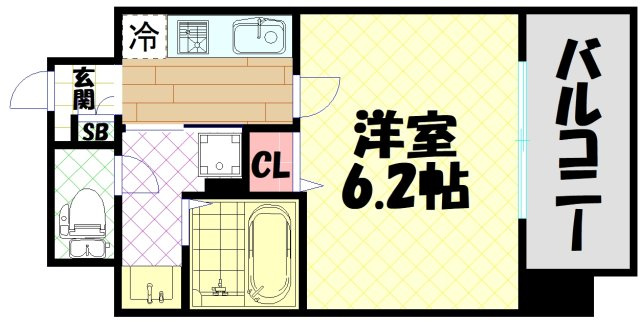 【間取り】 | セオリー夕陽丘DOOR