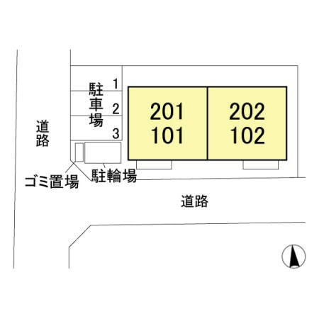 センテリュオの区画図