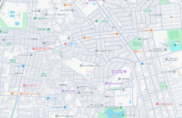 ■枚方市楠葉野田　第2期　新築一戸建ての地図