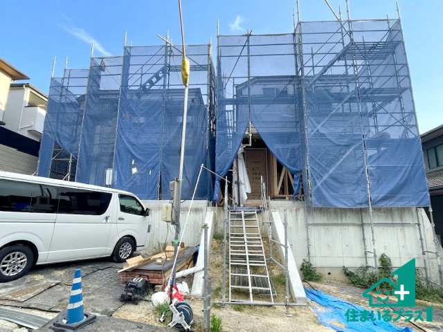 ■枚方市楠葉野田　第2期　新築一戸建ての外観|現在建築中！落ち着いた街並みで新生活を始めることが出来そう！周辺の物件も併せてご紹介させて頂きます！