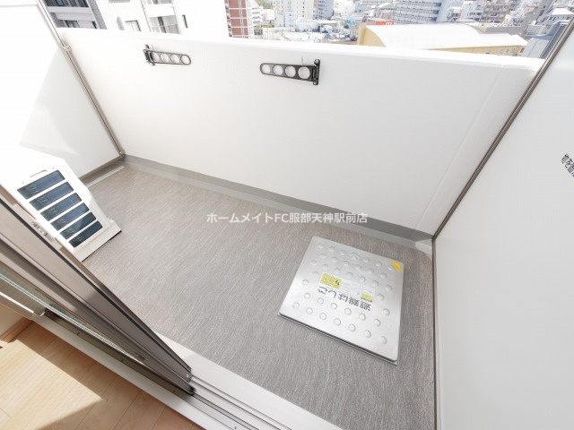 LiveCasa上新庄のバルコニー