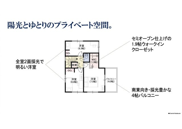 清水区 川原町新築住宅の区画図