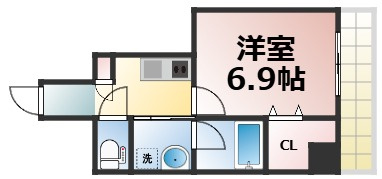 【間取り】 | ファビラスコート巽東　仲介手数料無料