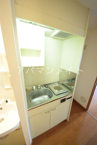 【キッチン】 | コーラルヴァレー戸塚 | 電気コンロ１口付き！